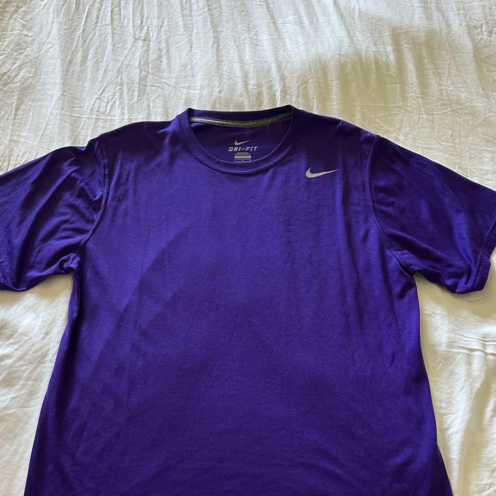 Nike Men's Short Sleeve Purple Tee